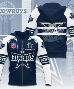Dallas Cowboys NFL Zip Hoodie OVS0824ZG