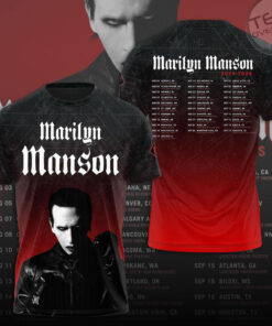 Marilyn Manson 2024 Tour T shirt OVS0824SC