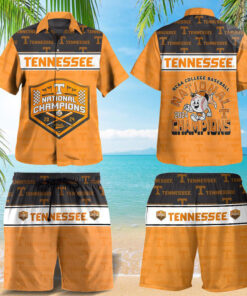 Tennessee Volunteers Baseball Hawaiian Shirt Hawaiian Shorts OVS0824ZI
