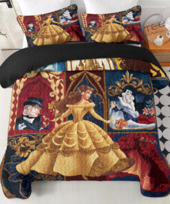 Beauty and The Beast Quilt bedding set duvet cover pillow shams OVS1024SA