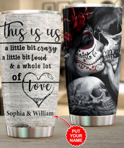 Customized Sugar Skull Tumbler Cup OVS1024T