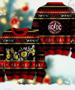AC DC ugly christmas sweater OVS1124D