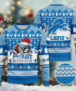 Detroit Lions ugly christmas sweater OVS1124E