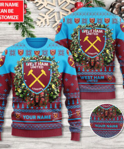 West Ham United FC ugly sweater OVERSIZEDTEE 2