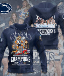 Penn State Nittany Lions Womens Volleyball Zip Hoodie OVERSIZEDTEE 55