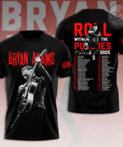 Bryan Adams Roll with the Punches T shirt OVERSIZEDTEE 83