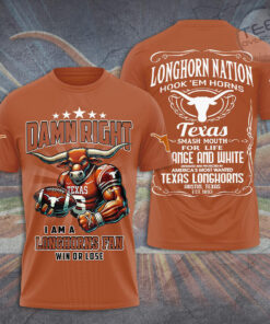 Texas Longhorns Football T shirt OVERSIZEDTEE 70