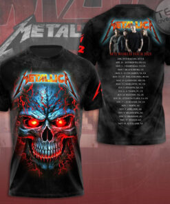 Metallica Band M72 World Tour 2025 T shirt OVERSIZEDTEE 96