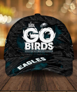 Philadelphia Eagles GO BIRDS cap OVERSIZEDTEE 93