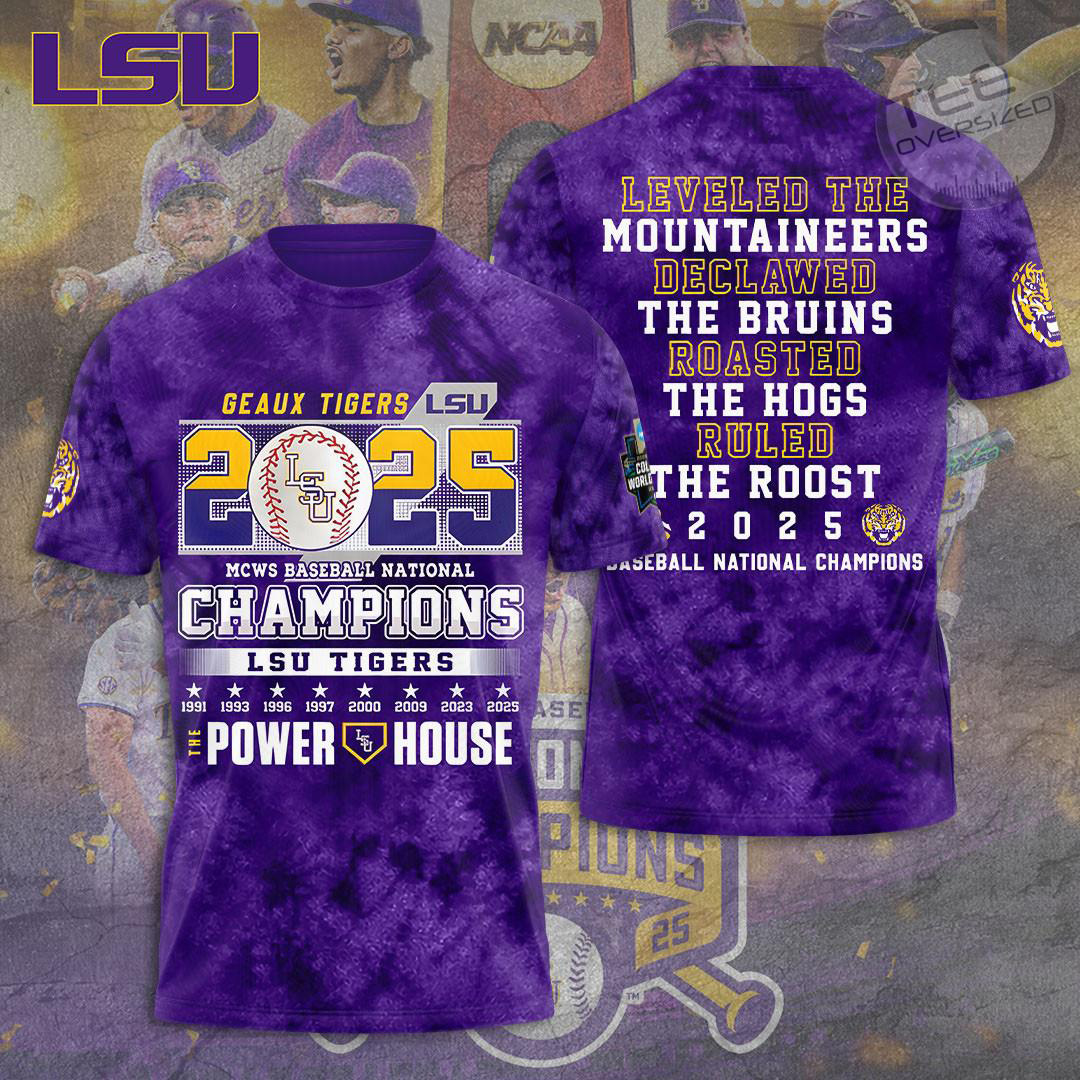 LSU Tigers 2025 T shirt