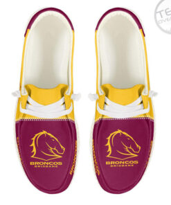 Brisbane Broncos Dudes Shoes Loafer Shoes