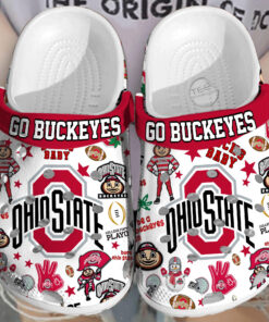 Ohio State Buckeyes Football Crocs 01