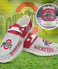 Ohio State Buckeyes Football Dudes Shoes Loafer Shoes