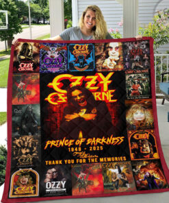 Ozzy Osbourne quilt blanket 02