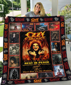Ozzy Osbourne quilt blanket 04