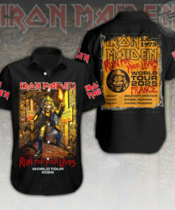 Iron Maiden Short Sleeve Dress Shirt 04