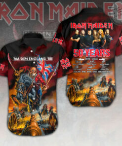 Iron Maiden Short Sleeve Dress Shirt 09
