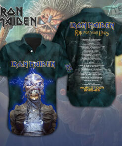 Iron Maiden Short Sleeve Dress Shirt 17