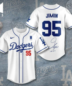Los Angeles Dodgers x BTS Jimin Baseball Jersey