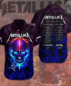 Metallica Short Sleeve Dress Shirt 02