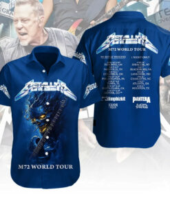 Metallica Short Sleeve Dress Shirt 06