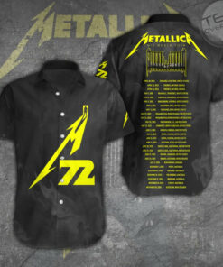 Metallica Short Sleeve Dress Shirt 07