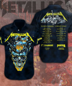 Metallica Short Sleeve Dress Shirt 10