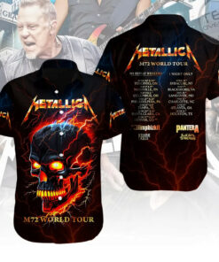 Metallica Short Sleeve Dress Shirt 13