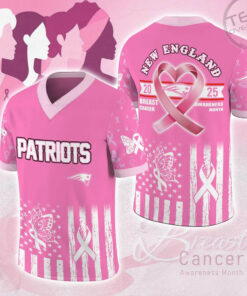 New England Patriots x Breast Cancer Awareness Football Jersey