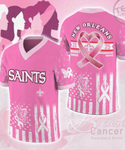 New Orleans Saints x Breast Cancer Awareness Football Jersey