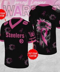 Pittsburgh Steelers x Breast Cancer Awareness Football Jersey