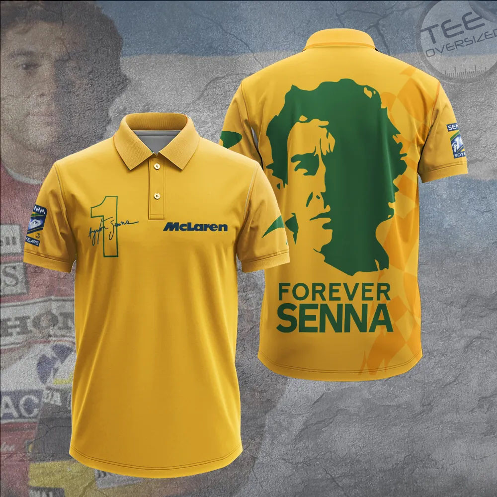 Ayrton Senna polo shirt 01