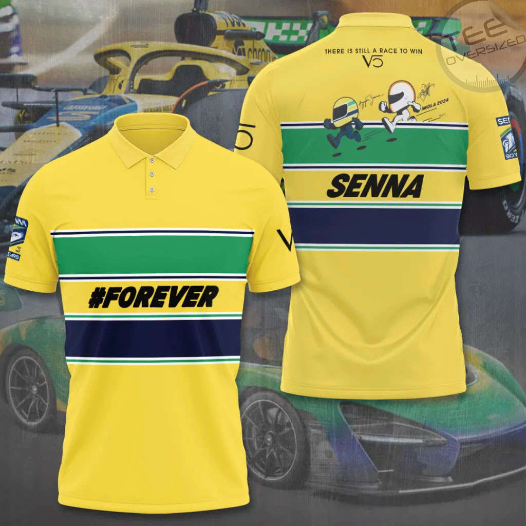 Ayrton Senna polo shirt 03