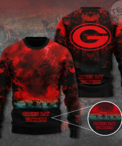 Green Bay Packers x Stranger Things Ugly Sweater