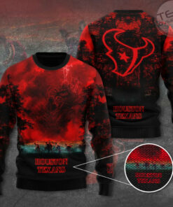 Houston Texans x Stranger Things Ugly Sweater