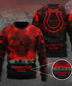 Indianapolis Colts x Stranger Things Ugly Sweater