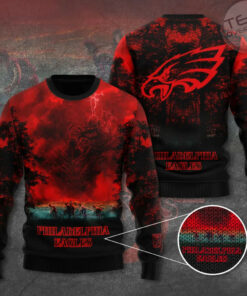 Philadelphia Eagles x Stranger Things Ugly Sweater