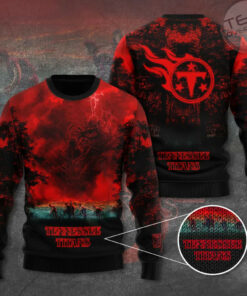 Tennessee Titans x Stranger Things Ugly Sweater