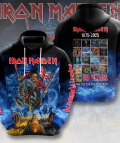 Best sellers Iron Maiden 50th Anniversary Hoodie 02