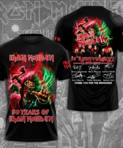 Best sellers Iron Maiden 50th Anniversary T shirt 01