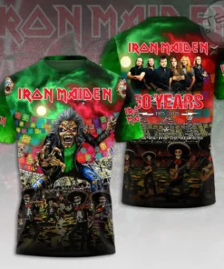 Best sellers Iron Maiden 50th Anniversary T shirt 05