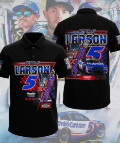 Best sellers Kyle Larson polo shirt 01