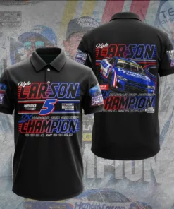 Best sellers Kyle Larson polo shirt 02