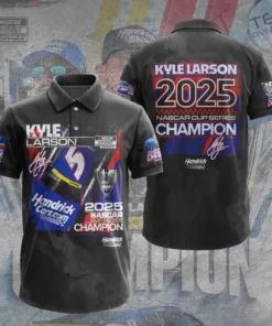 Best sellers Kyle Larson polo shirt 04