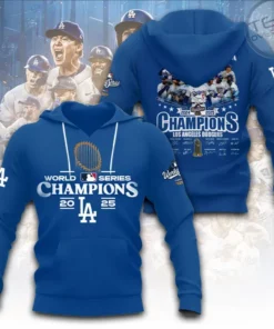 Best sellers Los Angeles Dodgers World Series Hoodie 06