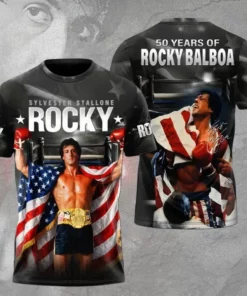 Rocky 50th Anniversary T Shirt