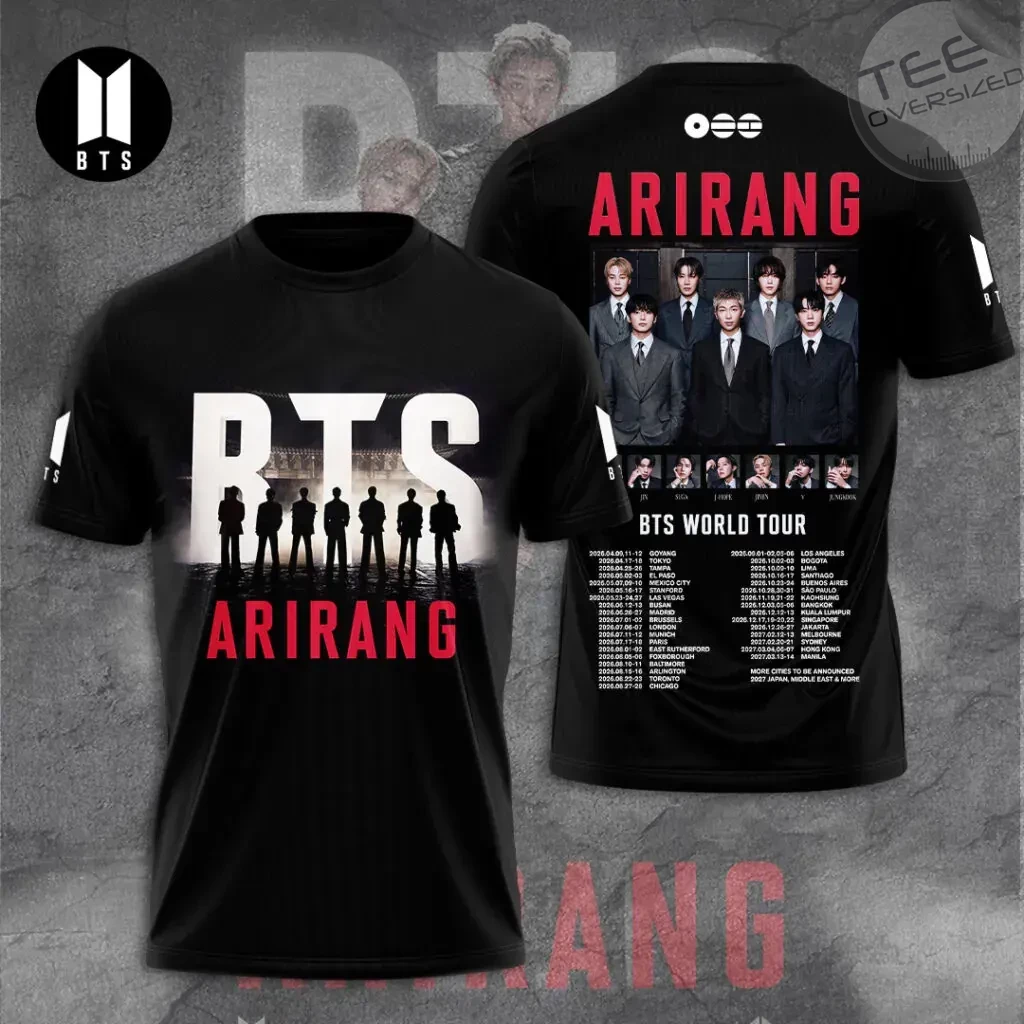 BTS World Tour 2026 T Shirt