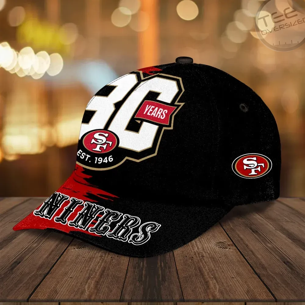 San Francisco 49ers 80th Anniverasry cap 2