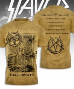 Slayer Hell Awaits T Shirt