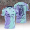 Arsenal FC Blue Purple T Shirt